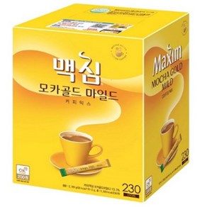 맥심 모카골드 마일드 커피 믹스, 12g, 230개입, 3개