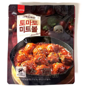 삼립 그릭슈바인 토마토 미트볼 250g, 8개