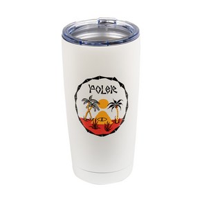 [폴러스터프] 20 OZ STAINLESS STEEL TUMBLER WHITE, FREE, 1개