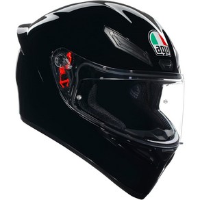 AGV K1 S E2206 바이크 헬멧 풀페이스 레이싱 오토바이 헬멧 스포일러, 블랙