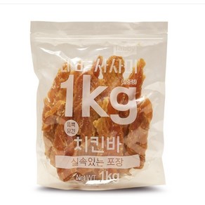 테비 사사미 대용량 강아지간식, 1kg, 1개