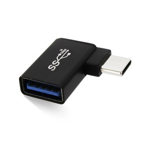 USB3.1 C타입 측면 꺽임 OTG 젠더 HT-CL003, 1개, 24.2mm