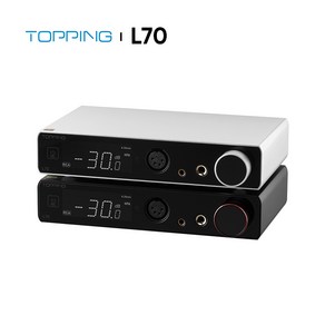 TOPPING L70 Audio Amp FULL Balanced NFCA Headphone Amplifie 4 pin XLR/4.4mm balanced/6.35mm SE Outp, Black