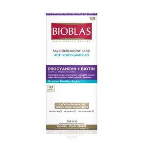 바이오블라스 비오틴 안티스트레스 헤어 두피 샴푸 BIOBLAS Biotin + Procyanidin Anti-stress Shampoo