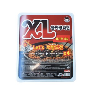 XL 불짜장라면 대용량 먹방라면, 2개