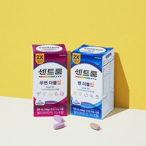 [센트룸] 커플SET 더블업 맨우먼 멀티비타민 2종, 단품