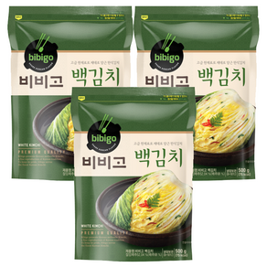 비비고 백김치 500g x 3개