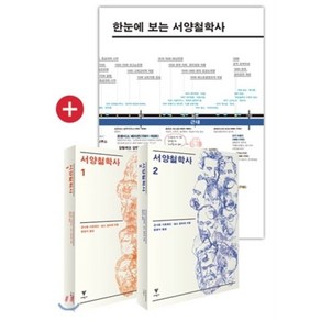 서양철학사 1 2 세트 + 한눈에 보는 서양철학사 연대표