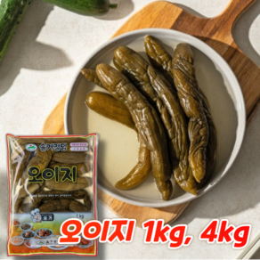 솔거식품 통오이 오이지 4kg, 1개