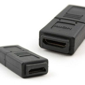 Coms Mini HDMI 연장젠더(F/F)/G3343/미니HDMI 암암 단자/Mini HDMI 케이블을 양쪽으로 연결할때 중간에 사용, 1개, 45mm