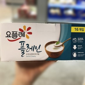 빙그레 요플레 플레인 85g, 16개