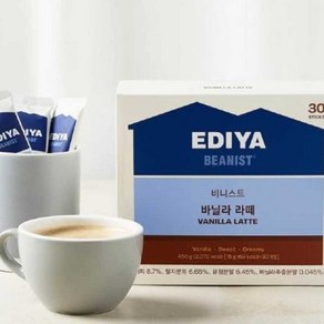 OR2 이디야 비니스트 바닐라라떼 15GX30T 스틱커피, 15g, 30개입, 1개