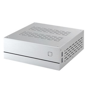 B01 케이스용 미니 ITX 컴퓨터 섀시 알루미늄/유리 서류가방 홈시어터 AC-DC HTPC 컴퓨터 박스 데스크탑 PC 인클로저, 하얀색, 03 WHITE