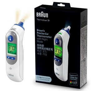 BRAUN 정확한 귀 적외선 체온계 IRT6525KO, 1개