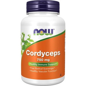 NOW Codyceps 나우 코디셉스 동충하초 375mg 90 베지 캡슐, 1개, 90정