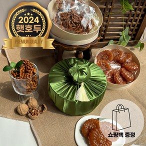 한결맛담 수제찹쌀약과 호두 강정 정과 진심약과+호두강정 초록, 1개