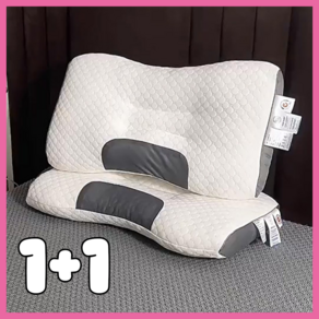 일자목 목편한 꿀잠 수면 숙면 경추베개 물세탁가능 2개, 1세트, 화이트1+1