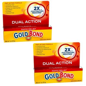 2개세트 Gold Bond 골드 본드 맥시멈 스트렝스 안티 잇치 크림 28g Maximum Relief Anti-Itch Ceam, 2개