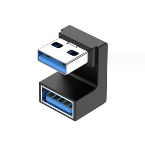 USB 3.0 ㄷ자형 연장 꺽임 변환젠더 (T-USB3-AMAFDD) [WCA3F3A]