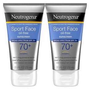 2개세트 Neutrogena 뉴트로지나 스포츠 선크림 SPF 70+ 73ml 선스크린 로션