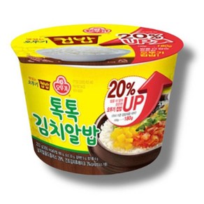 오뚜기 맛있는 컵밥 톡톡김치알밥, 222g, 12개