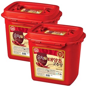 [사조산업] 순창궁 태양초고추장 (해표 6.5k) X 2, 2개, 6.5kg