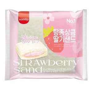 삼립 탕종) 상큼 딸기샌드빵 95g무료배송, 95g, 10개