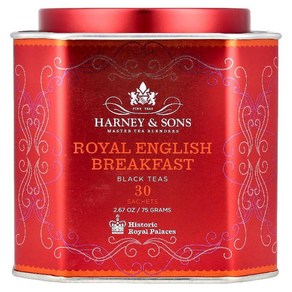 HaneySons 하니앤손스 Royal English Beakfast Tea 홍차 30개티백, 1개