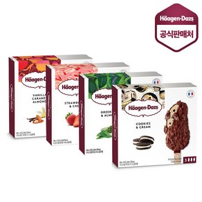 하겐다즈 아이스크림 멀티바(3개입) X 3개 (총9개), 멀티바_스트로베리앤크림X2개, 멀티바_쿠키앤크림, 3개, 80ml