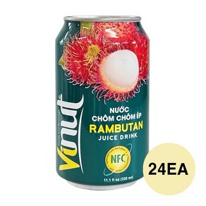 베트남 Vinut 비누트 람부탄 쥬스 330ml (24) / 과즙음료 VIETNAM RAMBUTAN JUICE