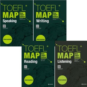 TOEFL MAP Intemediate [전4권] : Speaking + Listening + Witing + Reading