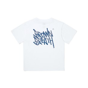 매장상품 BROWNBREATH KIDS 브라운브레스키즈 반팔티 KIDS DENIM TAG TEE - WHITE 320501