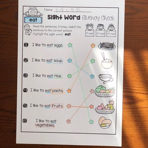 엄마표영어 워크북 Sight Wod 사이트워드 3권, 140쪽 벌크로는 철하지 않음, 표준