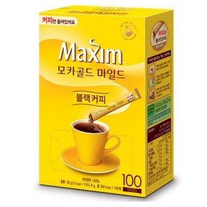 맥심 모카골드 마일드 솔루블 블랙커피, 900mg, 100개입, 1개