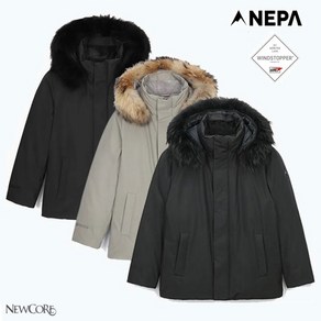 네파_NEPA_남성 24FW 방풍 투습 기능이 우수한 GORE-TEX WINDSTOPPER 2L 소재를 적용한 아르테 미드 구스 다운 자켓_7K72077