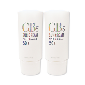 지비선크림 GB-5 수분진정 시카 선크림 SPF50+PA++++ -2개 (50ml+50ml)