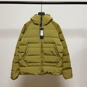 CP컴퍼니 남성 와펜 FW24 C700 여성다운재킷 부드럽고 두꺼운 코트 화이트 오리 다운 재킷 커플다운재킷