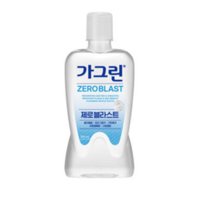 가그린 제로 블라스트 750ml 1개 에탄올 무첨가, 3개