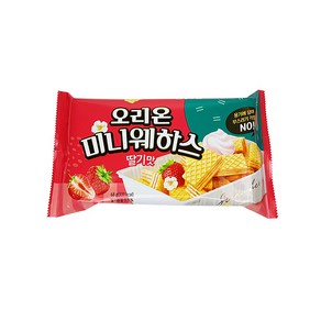 오리온 미니웨하스 딸기맛