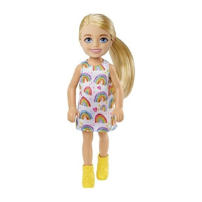 Babie Chelsea Doll (Blonde) Weaing Rainbow-Pint Dess and Yellow Shoes Toy fo Kids Ages 3 Yeas, 1개