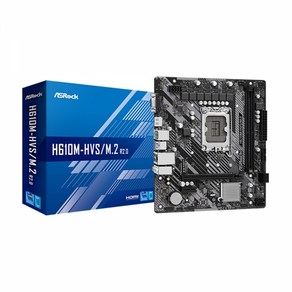 ASRock H610M-HVS M.2 R2.0 D4 인텍앤컴퍼니, 단품