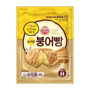 오뚜기 슈크림붕어빵, 2개, 480g