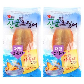 에프디씨코리아 영동산골오징어 가마솥 사우나 찜오징어 몸통230g X 2봉, 2개