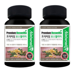 네추럴라이즈 보스웰리아 복합물 프리미엄 1000mg x 60정 2개