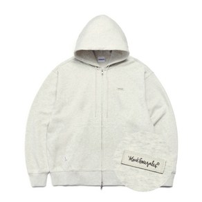 마크곤잘레스 SIGN LOGO WAPPEN OG SWEAT ZIP-UP HOODIE - OATMEAL Z241UZH030035 562946