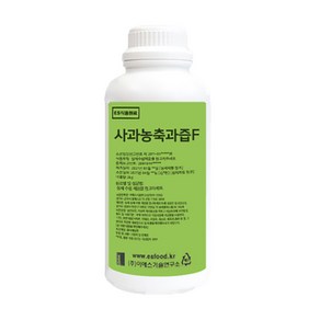 ES 식품원료 사과농축과즙 F 72Bix[0663], 1개, 1kg