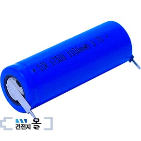 트랜스타 리튬이온 충전용 건전지 ICR17500-V2P9 (3.6V 1400mAh), 1개, 1개입