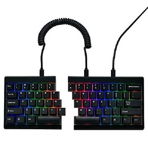 미스텔 바로코 키보드 MD600v3 RGB US배열 62키 체리MX 사일런트 레드 축, Chey MX RGB 적축