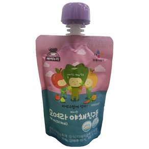 아이누리 마시는 모여라 야채친구들 주스, 100ml, 40개