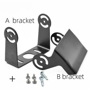 트럭 카메라 브래킷 차량 백업 후방 장착 키트 트레일러 버스 밴 픽업 RV용, 1) A and B backet, 한개옵션1